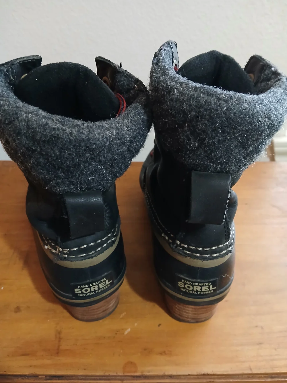 Sorel Slimpack II Duck Boots Womens 7 Black Leather Waterproof Snow Winter Ski